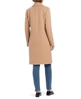 Vince Camuto Women's Single-Breasted Fitted Boyfriend Coat