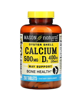 Mason Natural Oyster Shell Calcium Plus D3