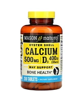 Mason Natural Oyster Shell Calcium Plus D3