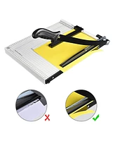 Yescom 15" Cut Length B4 Paper Cutter Guillotine 12 Sheet Cutting Machine Photo Trimmer