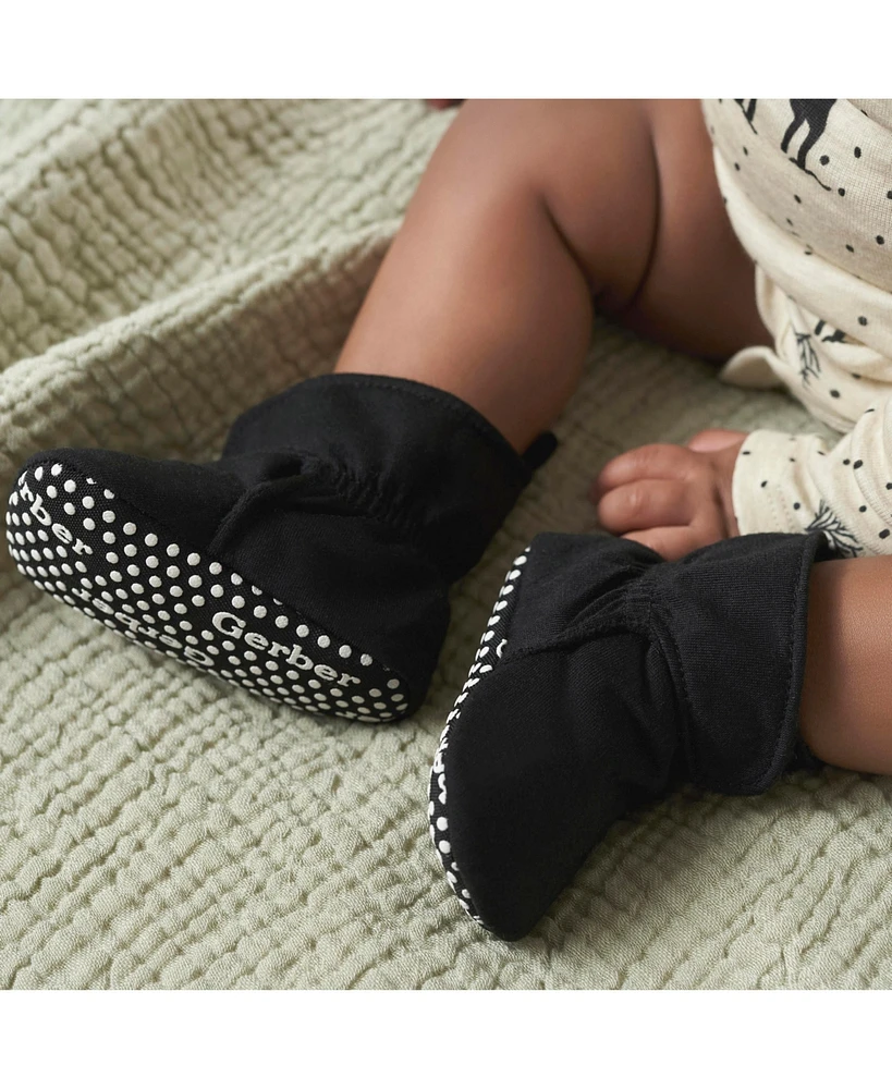Gerber Baby Boys Soft Comfy Booties