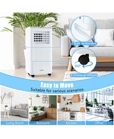 Costway 6500 Btu(10000 Btu Ashrae) Portable Air Conditioner 3-in-1 Freestanding Air Cooler with Dehumidifier