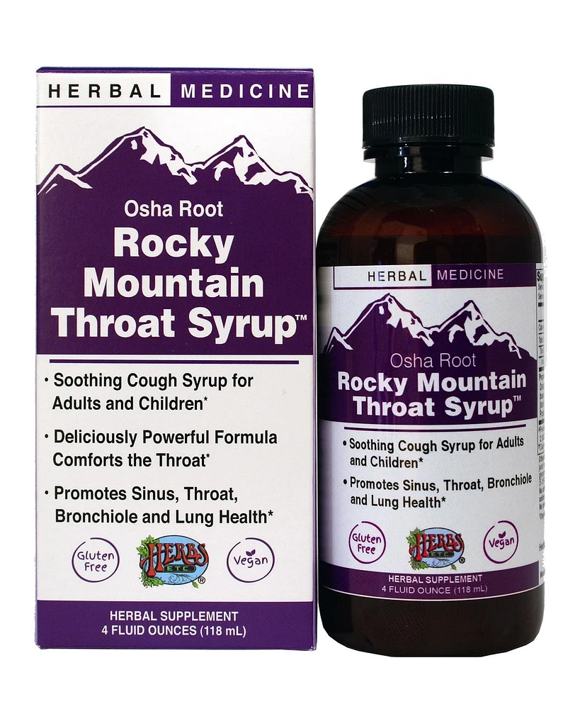 Trace Minerals Rocky Mountain Throat Syrup 4 oz.