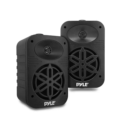 Pyle 5.25” 2-Way Indoor/Outdoor Speaker System - 1/2” High Compliance Polymer Tweeter