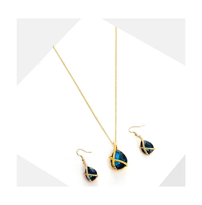 Sohi Women's Teardrop Jewellery Set