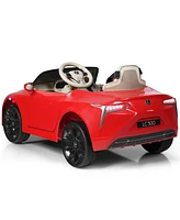Gymax 12V Licensed Lexus LC500 Kids Ride On Car w/ MP3 Remote Control White