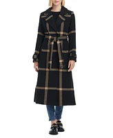 Vince Camuto Women's Double-Breasted Maxi Wool Blend Coat