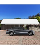 Skonyon 10 x 20 Feet Steel Frame Portable Car Canopy Shelter