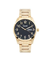 Speidel Men's Essential Metal Watch With Link Watchband Gold