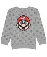 Mario Bros. Toddler and Little Boys Fleece Sweatshirt