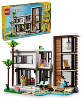 Lego Creator 3 in 1 Modern House Toy Playset and Art Building Set for Kids 31153, 939 Pieces