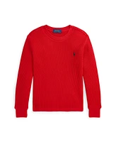 Polo Ralph Lauren Toddler and Little Boys Waffle Long-Sleeve T-shirt