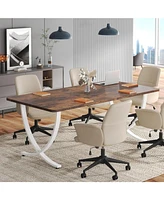 Tribesigns Executive Desk, 63” W x 31.5” D Large Office Modern Computer Desk Conference Table Meeting Room Table, Business Furnitu