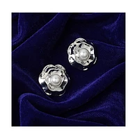 Sohi Women's Rose Stud Earrings