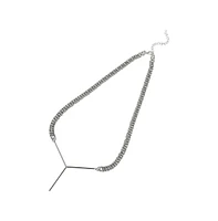 Sohi Women's Chainlink Pin Necklace