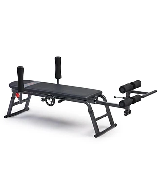 Sunny Health & Fitness Inversion Traction & Stretch Decompression Table - 400 Lb Weight Capacity