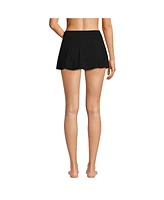 Lands' End Women's Targeted Control High Waisted Mini Swim Skirt Bottoms