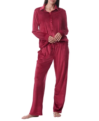 Tommy Hilfiger Women's 2-Pc. Long-Sleeve Pajamas Set