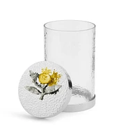 Michael Aram Pomegranate Silver and Gold Canister