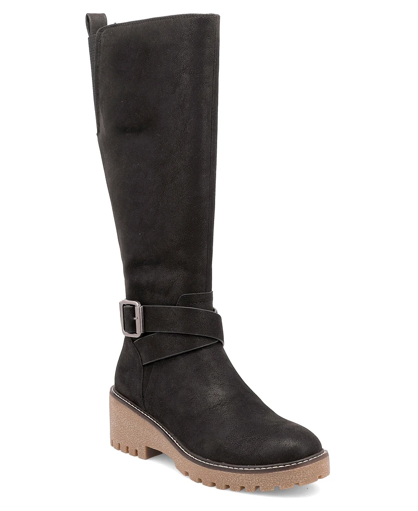 Mia Women's Kathleen Lug Sole Tall Boots