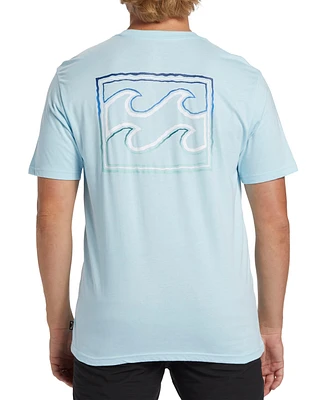 Billabong Men's Crayon Wave Short Sleeve Graphic T-shirt