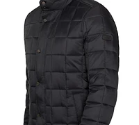 Sam Edelman Men's Box-Quilted Full-Zip Puffer Jacket