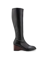 Aerosoles Women's Angela Tall Wedge Boots