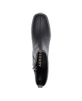 Aerosoles Women's Dazzy Block Heel Booties - Pebbled Stretch Faux Leather