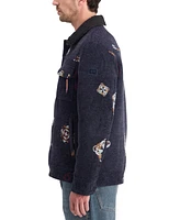 Scotch & Soda Men's Swirl Jacquard Graphic Jacket