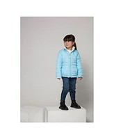 Rokka&Rolla Girls Reversible Sherpa Fleece Puffer Jacket