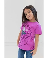 Marvel Toddler Girls Spider-Verse Spider-Gwen Ghost Spider 3 Pack T-Shirts to