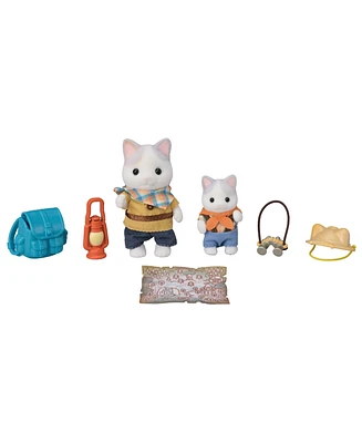 Calico Critters Exciting Exploration Set Latte Cat Brother and Baby