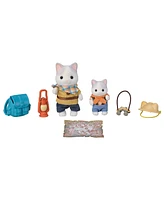 Calico Critters Exciting Exploration Set Latte Cat Brother and Baby