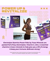 Trace Minerals Power Pak Electrolyte + Immunity Boost Drink Packets | 1200 mg Vitamin C, Elderberry, Zinc, D3, B6, B12 | Immunity, Hydration, & Energy