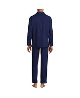 Lands' End Men's Long Sleeve Essential Pajama Set