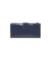 Hobo Max Continental Wallet - Blue Stone