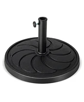 Sugift 40LBS 21.5Inch Round Outdoor Umbrella Base