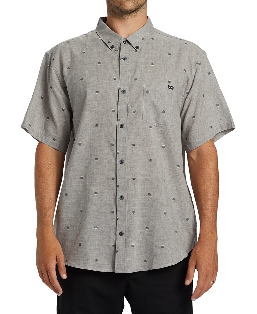 Billabong Men's All Day Jacquard Short Sleeve Shirt