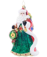 Christopher Radko Santa's Sparkling Keepsake Ornament