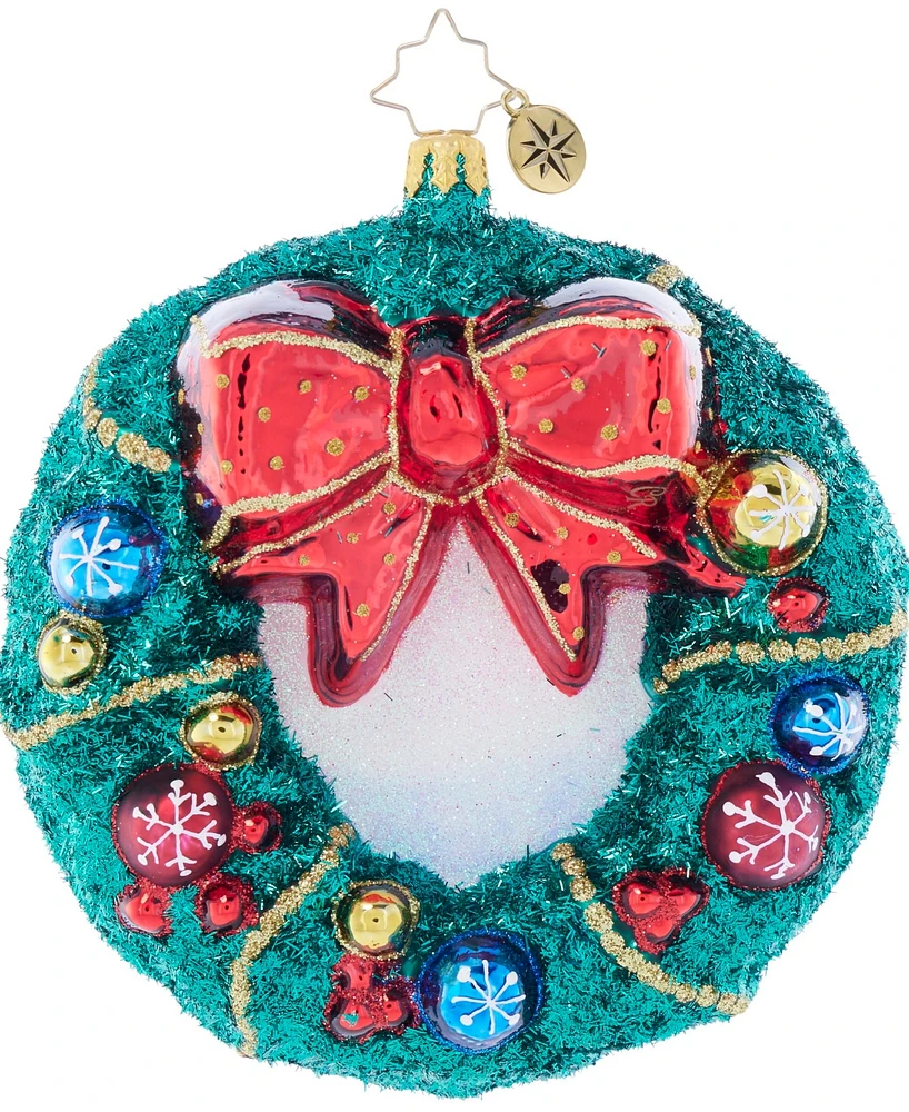 Christopher Radko Enchanted Evergreen Wreath Ornament