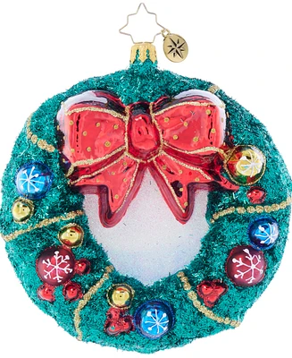 Christopher Radko Enchanted Evergreen Wreath Ornament