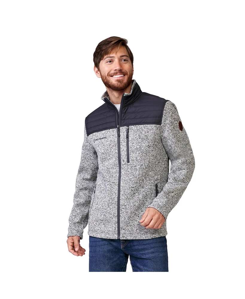 Free Country Men's Frore Sweater Knit Fleece Jacket