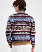 Tommy Hilfiger Men's Fair Isle Wool-Blend Sweater