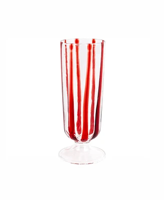 Vietri Nuovo Stripe Champagne Glass