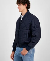 Tommy Hilfiger Men's Quilted Water-Repellent Bomber Jacket