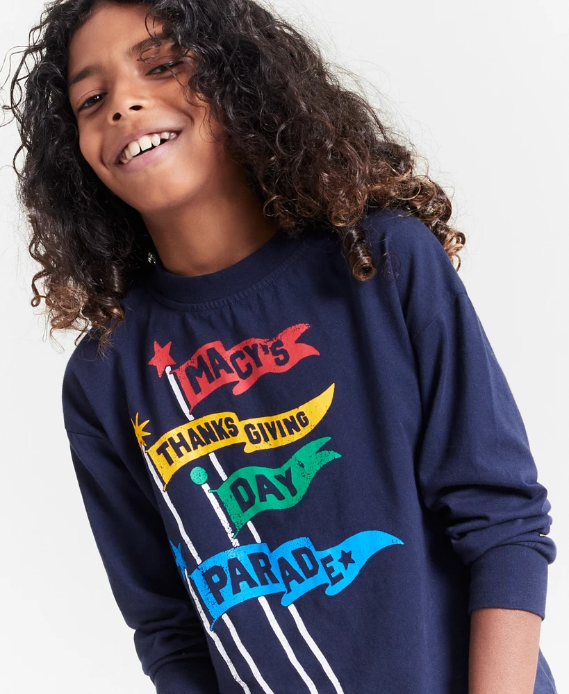 Macy's Thanksgiving Day Parade Little & Big Kids Long Sleeve T-Shirt, Created for