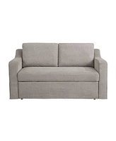 Serta 66.1"W Polyester Harley Convertible Loveseat