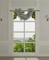 J Queen New York Avellino Window Waterfall Valance, 33" x 49"