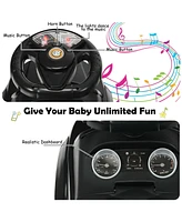 Sugift 3 In 1 Ride on Push Car Toddler Stroller Sliding Car with Music