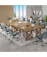 Tribesigns 71 in Conference Room Table, Meeting Table for 8 People, 6ft Conference Table, Modern Seminar Table, Boardroom Table, Large Table for Meeti